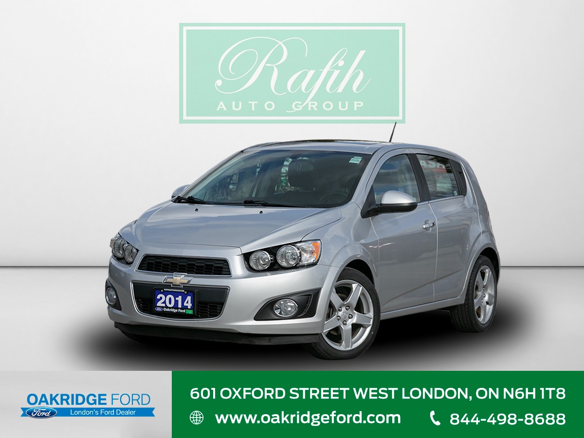 2014 Chevrolet Sonic LTZ Auto - 156,987km