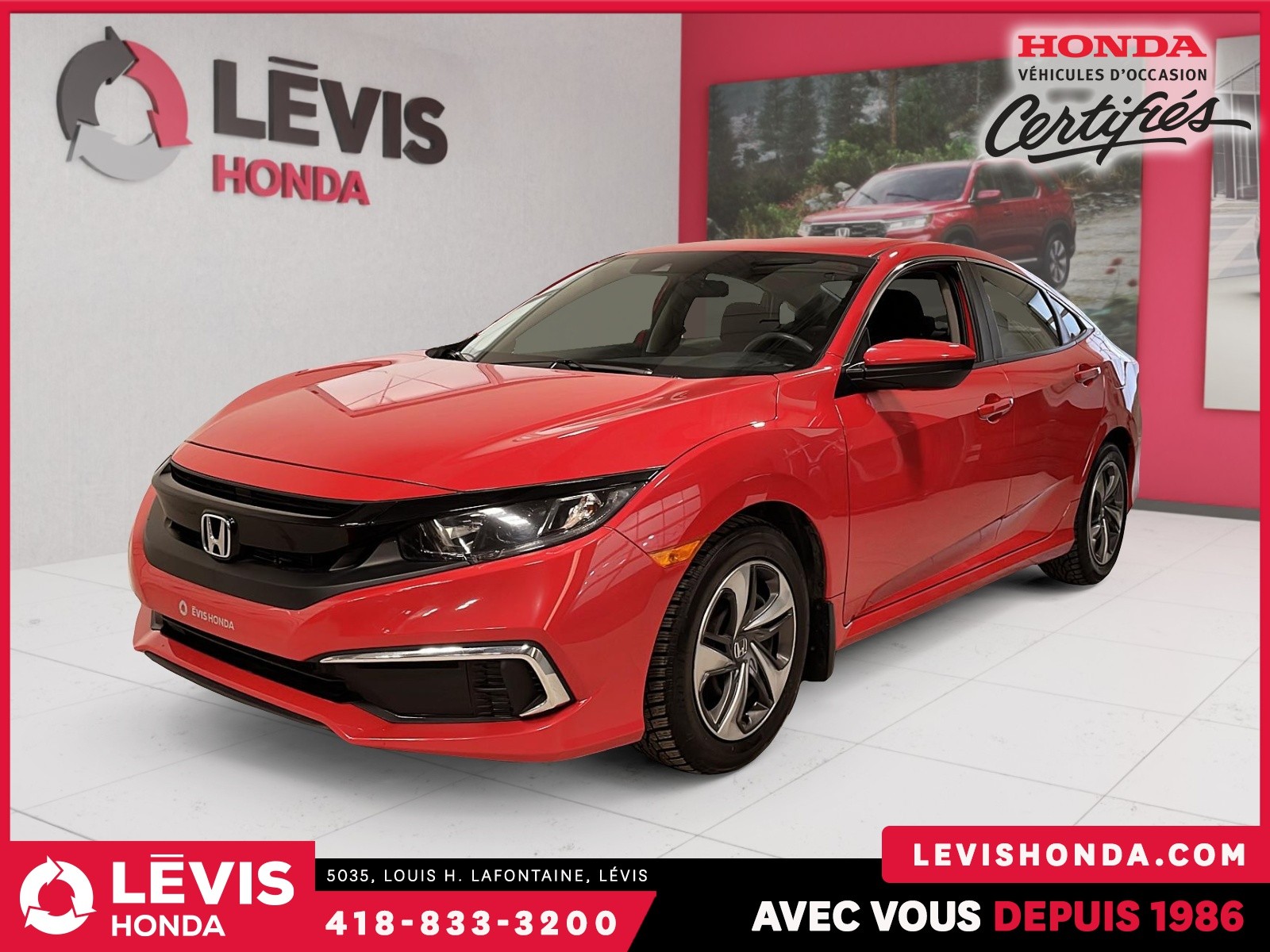 2019 Honda Civic LX - 45,035km