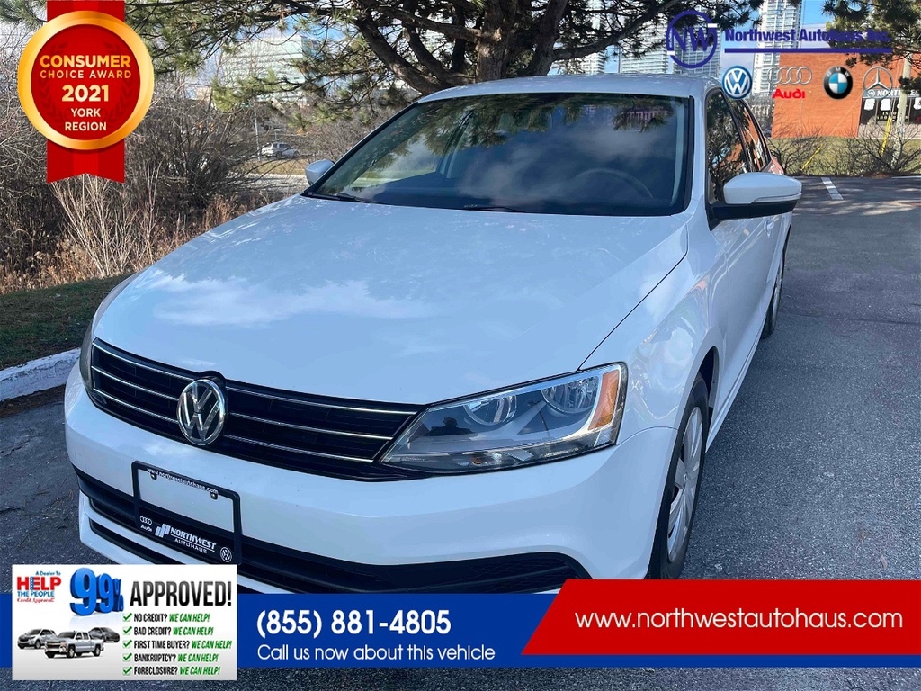 2015 Volkswagen Jetta 2.0L Trendline+ - 63,000km