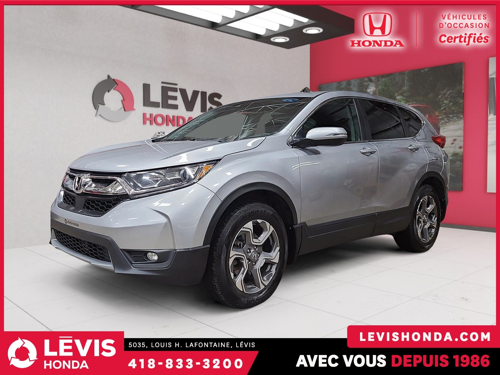 2019 Honda CR-V EX - 61,950km