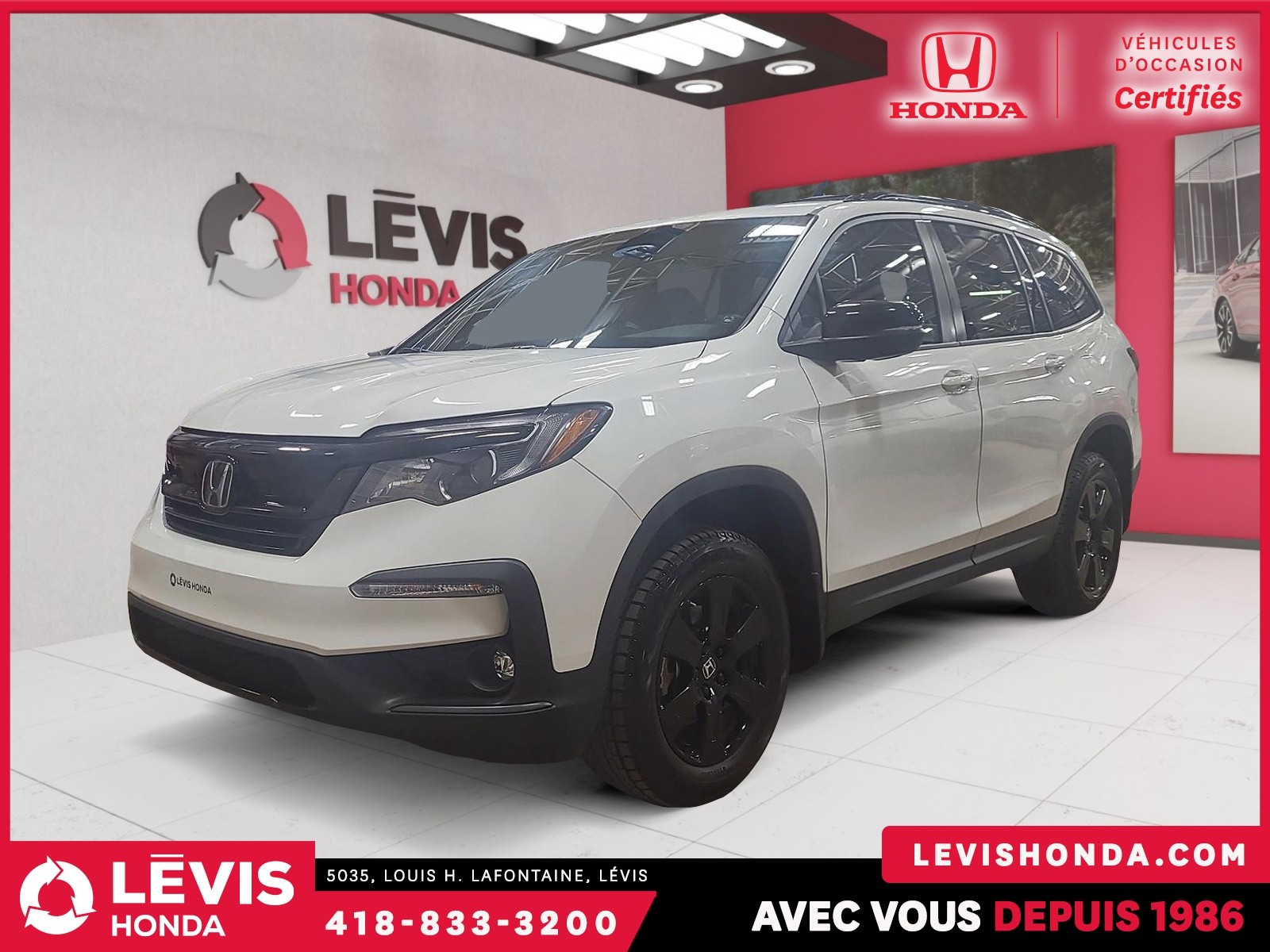 2022 Honda Pilot TrailSport - 32,500km