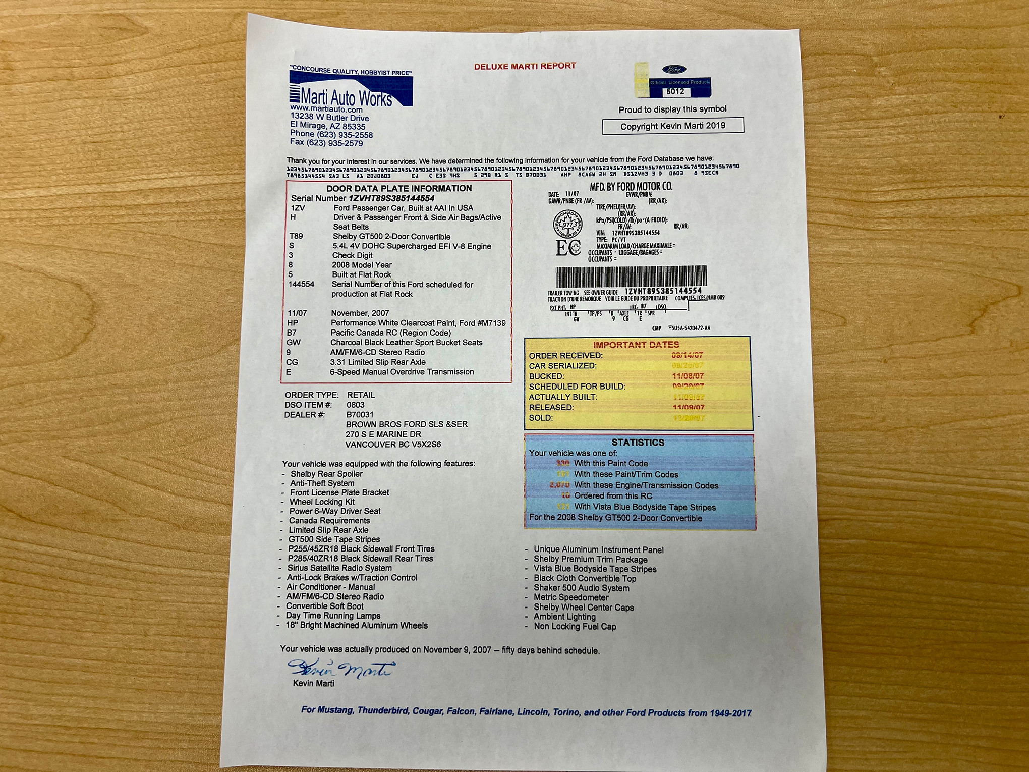 2008 Ford Shelby GT500