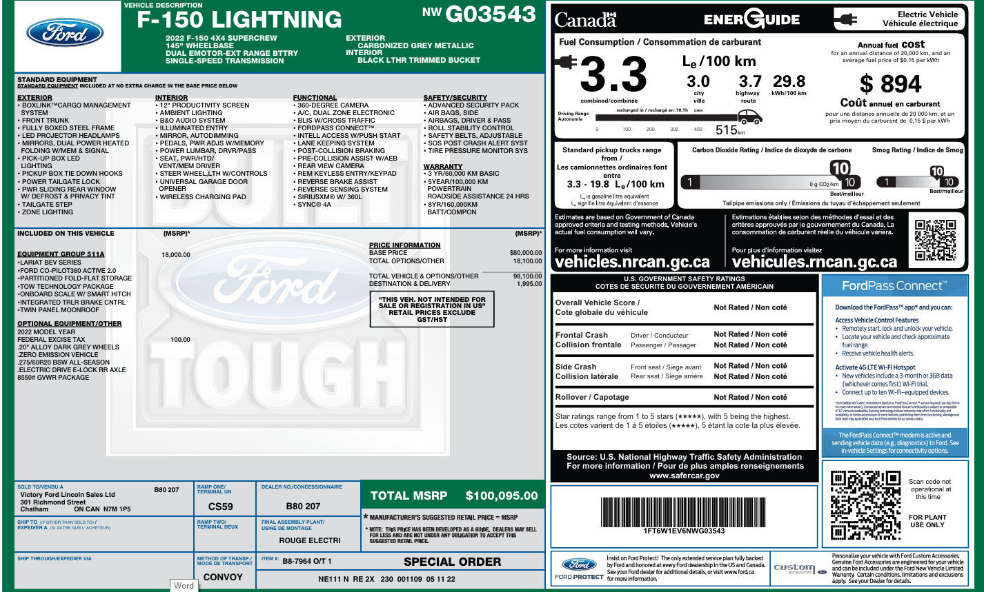 2022 Ford F-150 Lightning