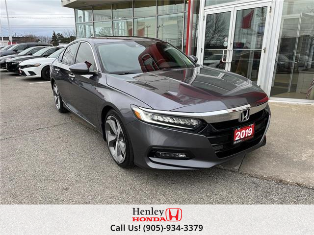 2019 Honda Accord Sedan Touring 2.0 AUTO LEATHER SUNROOF HEATED SEATS (Stk: G0376A) in St. Catharines - Image 1 of 22