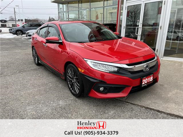 2018 Honda Civic Sedan Touring CVT (Stk: G0420) in St. Catharines - Image 1 of 24