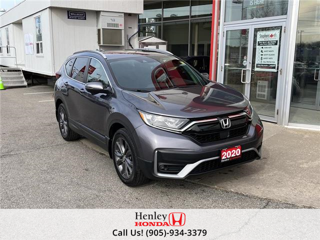 2020 Honda CR-V Sport AWD CVT, HONDA CERTIFIED-SUNROOF-HEATED SEAT (Stk: R10945) in St. Catharines - Image 1 of 24
