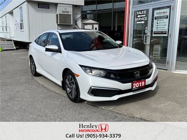 2019 Honda Civic Sedan EX CVT REMOTE START-APPLE CAR PLAY-KEYLESS ENTRY (Stk: R10947) in St. Catharines - Image 1 of 22