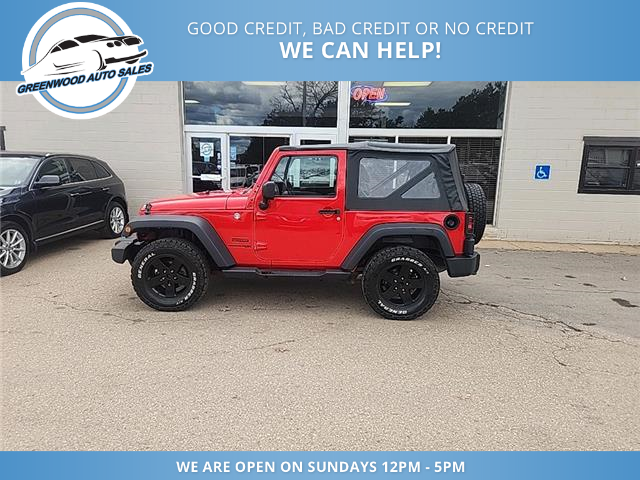 2018 Jeep Wrangler JK Sport (Stk: 18-64897) in Greenwood - Image 1 of 15