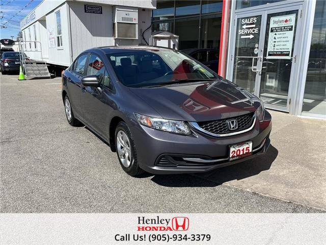 2015 Honda Civic Sedan 4dr AUTO-LX-CERTIFIED- (Stk: R10973A) in St. Catharines - Image 1 of 22