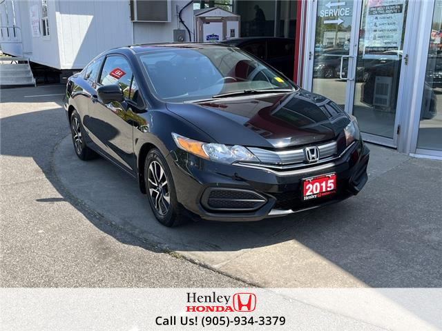 2015 Honda Civic Coupe 2dr CVT EX-AUTOMATIC-CERTIFIED-KEYLESS ENTRY (Stk: R11021) in St. Catharines - Image 1 of 23
