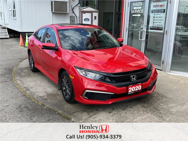 2020 Honda Civic Sedan EX CVT -Ltd Avail- (Stk: R11169) in St. Catharines - Image 1 of 22