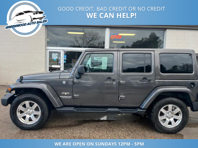 2017 Jeep Wrangler Unlimited Sahara (Stk: 17-36681) in Greenwood - Image 1 of 21