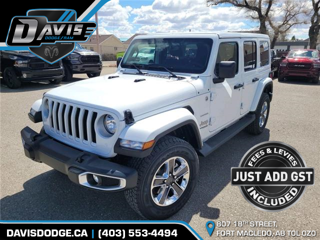 2022 Jeep Wrangler Unlimited Sahara 1C4HJXEG0NW199568 20666 in Fort Macleod