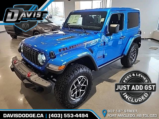 2024 Jeep Wrangler Rubicon (Stk: 22921) in Fort Macleod - Image 1 of 18