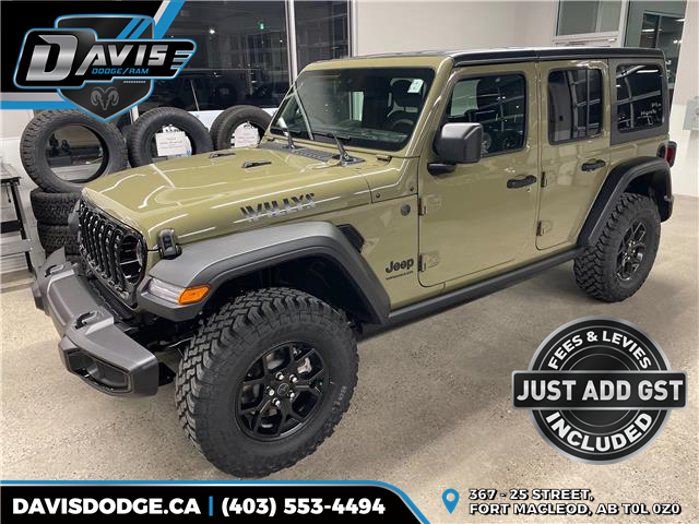 2025 Jeep Wrangler Sport (Stk: 24764) in Fort Macleod - Image 1 of 28