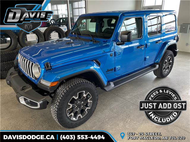 2025 Jeep Wrangler Sahara (Stk: 24880) in Fort Macleod - Image 1 of 27