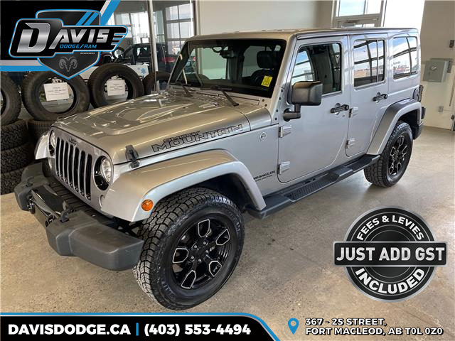 2017 Jeep Wrangler Unlimited Sahara (Stk: 11470) in Fort Macleod - Image 1 of 23