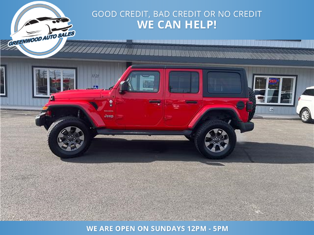 2021 Jeep Wrangler Unlimited Sahara (Stk: 21-538700) in Greenwood - Image 1 of 17