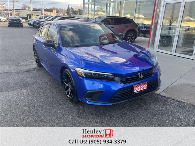 2022 Honda Civic Sedan Sport CVT (Stk: R12077) in St. Catharines - Image 1 of 22