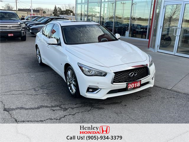 2018 Infiniti Q50 3.0t LUXE AWD (Stk: R12101) in St. Catharines - Image 1 of 22