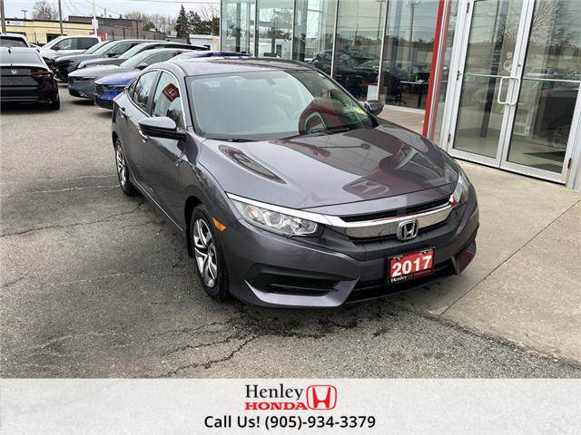 2017 Honda Civic Sedan 4dr CVT LX (Stk: H21851A) in St. Catharines - Image 1 of 12