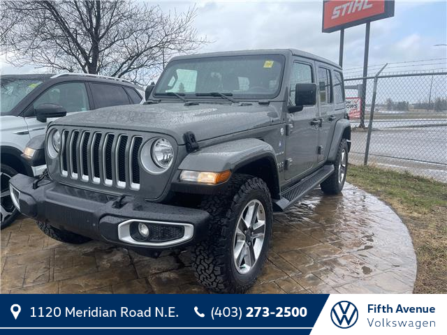 2021 Jeep Wrangler Unlimited Sahara (Stk: 25181A) in Calgary - Image 1 of 14