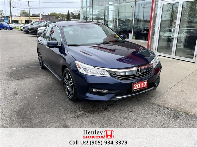 2017 Honda Accord Sedan 4dr V6 Auto Touring (Stk: H22036A) in St. Catharines - Image 1 of 12