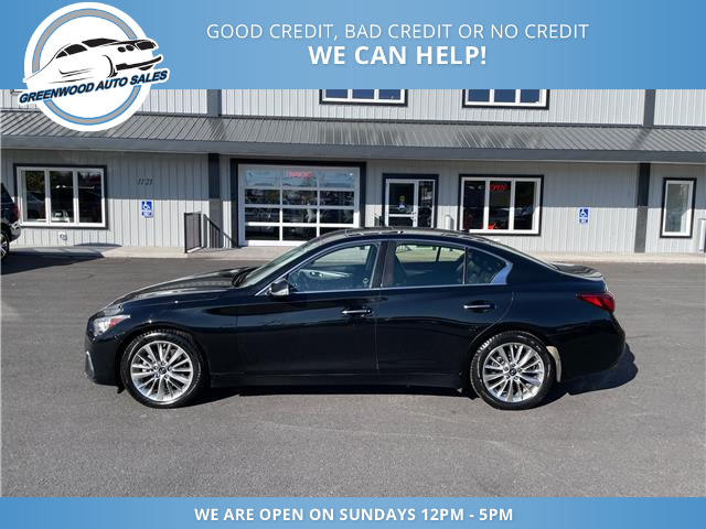 2021 Infiniti Q50 Luxe (Stk: 21-751307) in Greenwood - Image 1 of 21