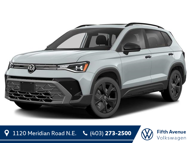 2025 Volkswagen Taos Comfortline Black Edition (Stk: W53447) in Calgary - Image 1 of 2