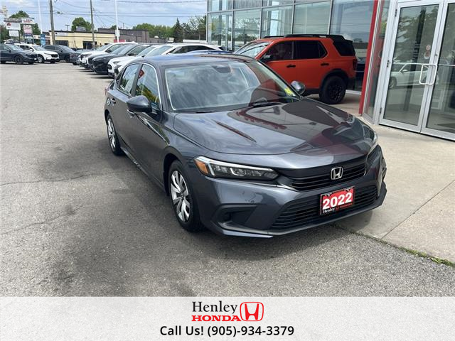 2022 Honda Civic Sedan LX CVT (Stk: H22026B) in St. Catharines - Image 1 of 21