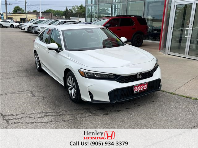 2025 Honda Civic Sedan LX CVT (Stk: H22133A ) in St. Catharines - Image 1 of 12