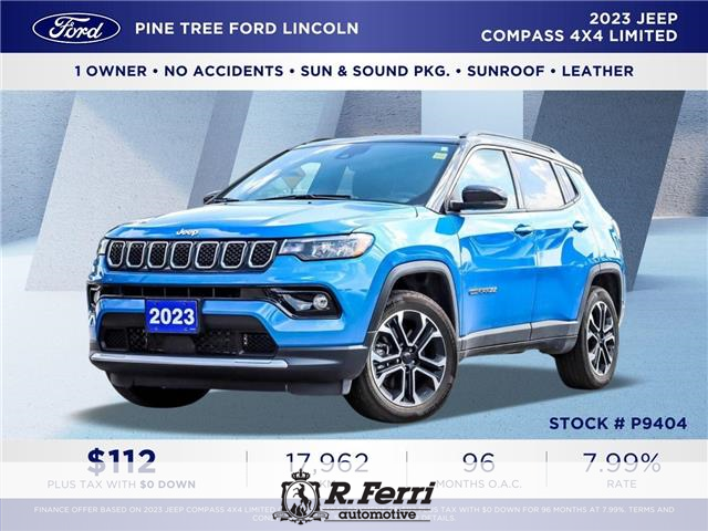 2023 Jeep Compass Limited (Stk: P9404) in Woodbridge - Image 1 of 26 2023 Jeep Compass Limited (Stk: P9404) in Woodbridge - Image 1 of 26
