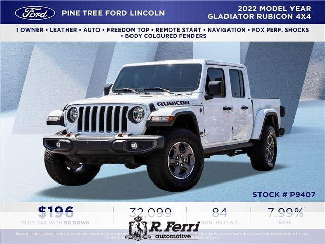 2022 Jeep Gladiator Rubicon (Stk: P9407) in Woodbridge - Image 1 of 30