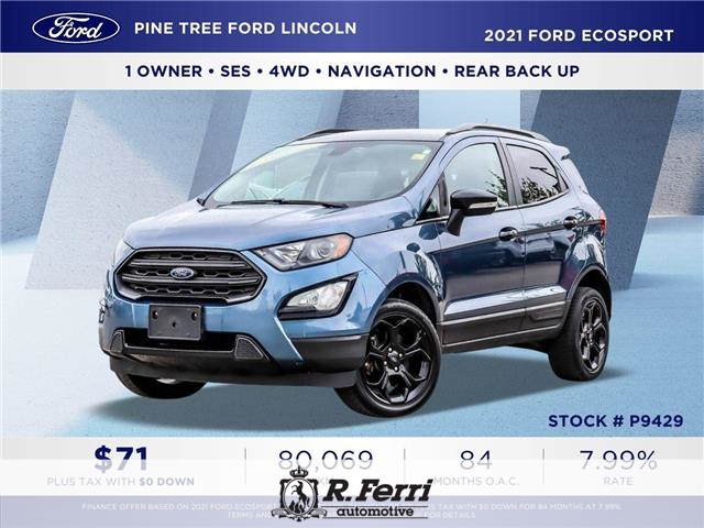 2021 Ford EcoSport SES (Stk: S0468A) in Woodbridge - Image 1 of 28