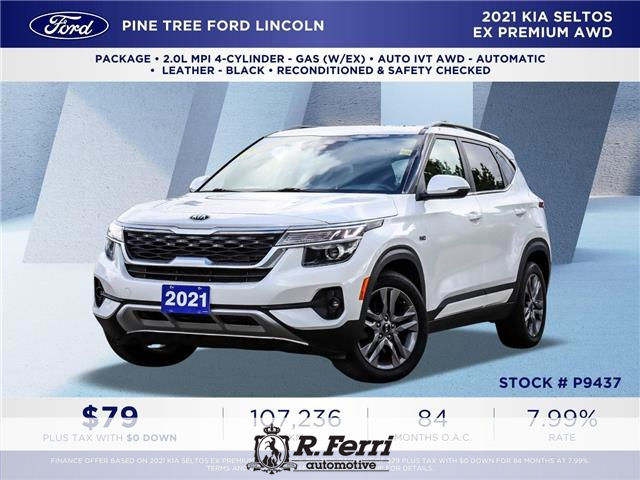 2021 Kia Seltos EX (Stk: P9437) in Woodbridge - Image 1 of 33