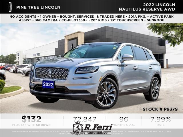 2022 Lincoln Nautilus Reserve (Stk: P9379) in Vaughan - Image 1 of 24