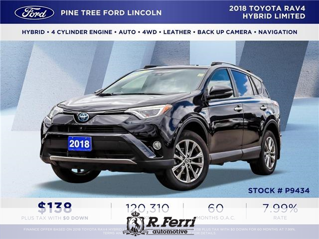 2018 Toyota RAV4 Hybrid Limited (Stk: P9434) in Woodbridge - Image 1 of 34