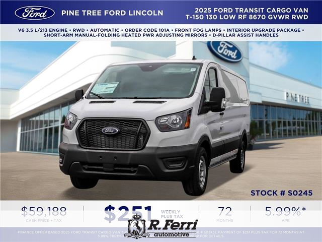 2025 Ford Transit-150 Cargo Base (Stk: S0245) in Woodbridge - Image 1 of 3