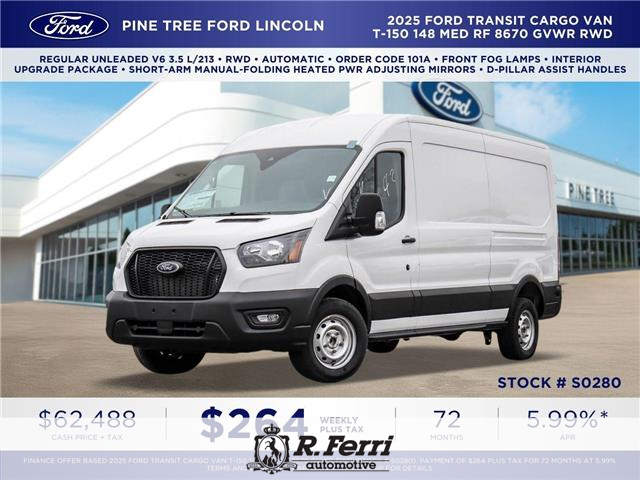 2025 Ford Transit-150 Cargo Base (Stk: S0280) in Woodbridge - Image 1 of 23