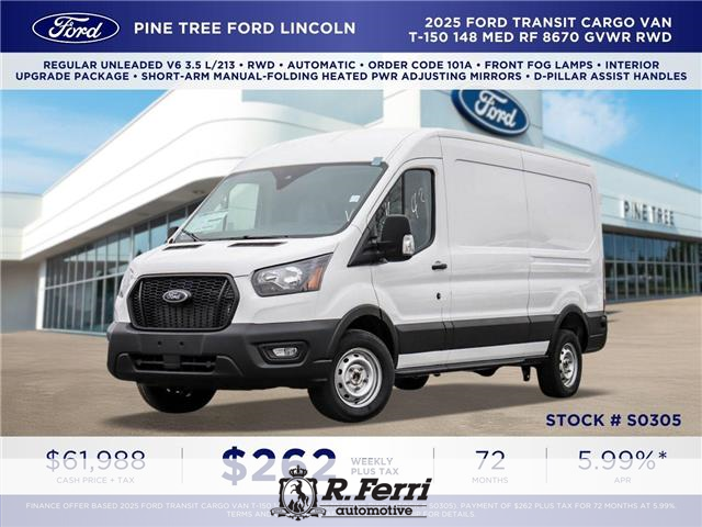 2025 Ford Transit-150 Cargo Base (Stk: S0305) in Woodbridge - Image 1 of 23