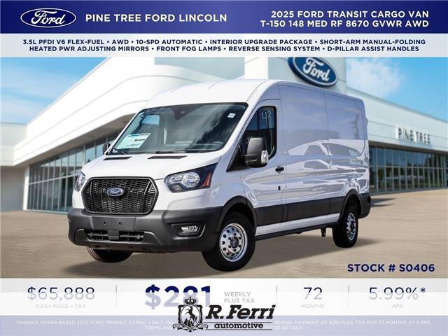 2025 Ford Transit-150 Cargo Base (Stk: S0406) in Woodbridge - Image 1 of 23