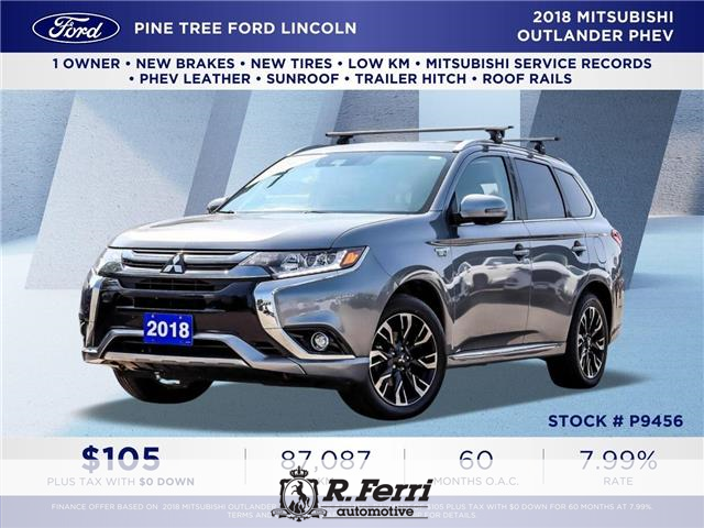 2018 Mitsubishi Outlander Plug-In Hybrid  (Stk: P9456) in Woodbridge - Image 1 of 33
