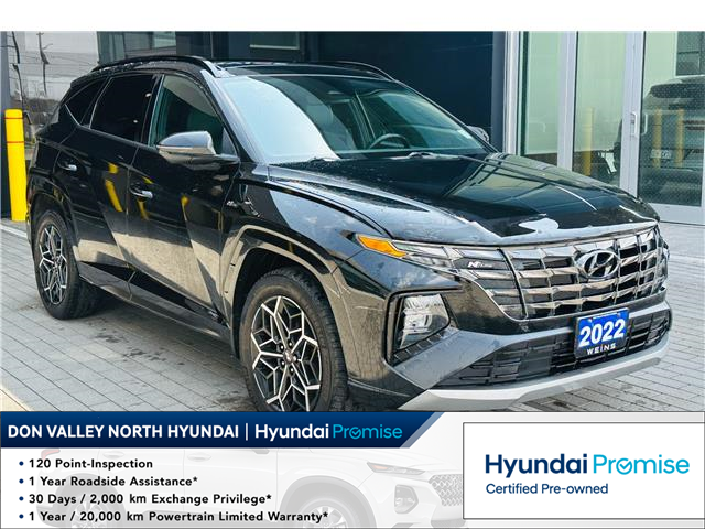 2022 Hyundai Tucson N Line (Stk: 16T2093A) in Markham - Image 1 of 11