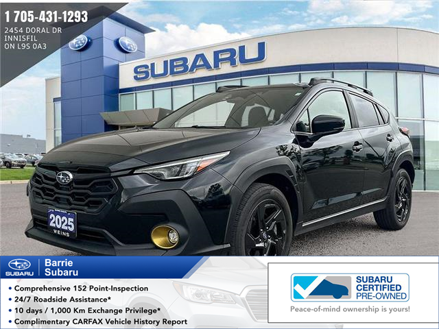 2025 Subaru Crosstrek Onyx (Stk: 20U2838) in Innisfil - Image 1 of 25