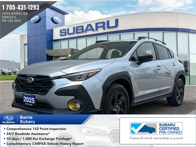 2025 Subaru Crosstrek Onyx (Stk: 2004778A) in Innisfil - Image 1 of 24