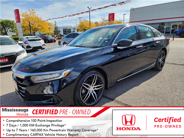 2021 Honda Accord Touring 1.5T (Stk: 22U2603) in Mississauga - Image 1 of 26