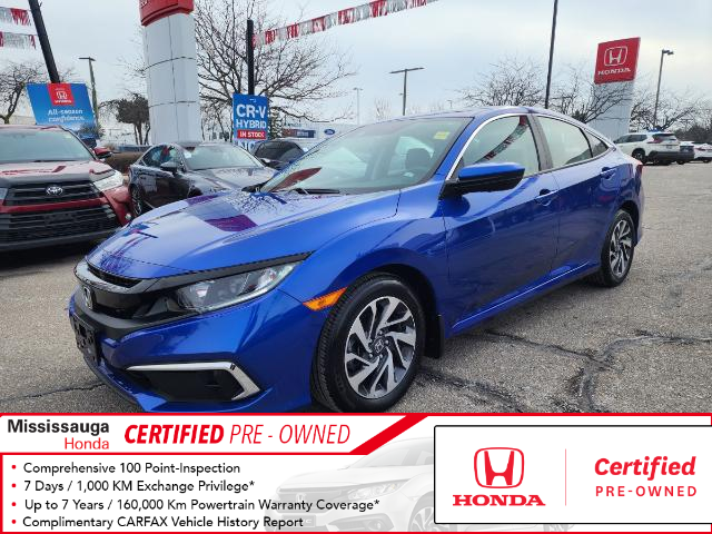 2020 Honda Civic EX (Stk: 2212236A) in Mississauga - Image 1 of 24