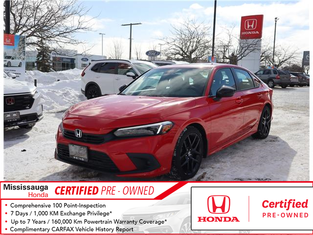 2022 Honda Civic Sport (Stk: 2214264A) in Mississauga - Image 1 of 29