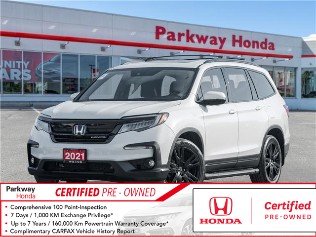 2021 Honda Pilot Black Edition (Stk: 23U12089) in North York - Image 1 of 30