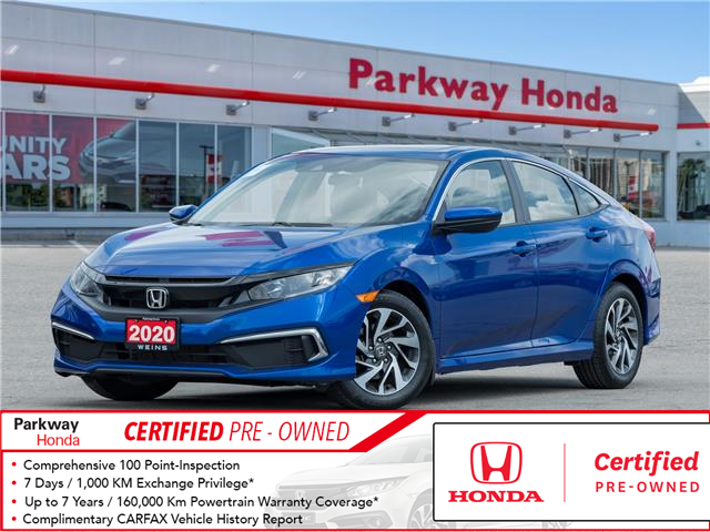 2020 Honda Civic EX (Stk: 23U12121) in North York - Image 1 of 28